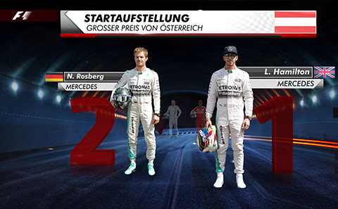 Formula 1 - Touch App
